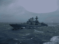 Большой противолодочный корабль "Адмирал Левченко", 8 октября 2003 года