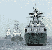 БПК "Адмирал Виноградов" и ЭМ ВМС Индии "Ранджит" и "Рана", 26 апреля 2007 года