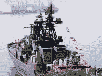 Большой противолодочный корабль "Адмирал Пантелеев" у 33-го причала во Владивостоке, 21 мая 2008 года 11:18