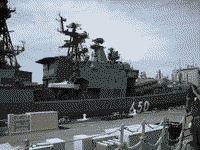 Большой противолодочный корабль "Адмирал Чабаненко" в Норфолке, июнь 2007 года