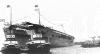 "Граф Цеппелин" после спуска на воду, 8 декабря 1938 года