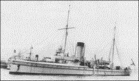 Минный крейсер "Абрек" в Тулоне