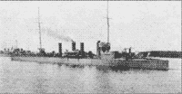 Эскадренный миноносец "Прыткий" после модернизации, примерно 1914 год