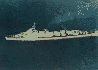 Китайский эсминец "Аншань" (бывший "Рекордный"), после модернизации