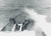 Эскадренный миноносец проекта 30-бис "Солидный" в Средиземном море, ноябрь 1979 года