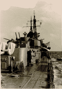 Эскадренный миноносец "Безжалостный", Черное море, 10 февраля 1954 года