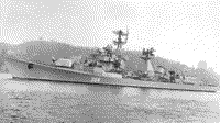Проход пролива Босфор эсминцем "Настойчивый", после модернизации в Николаеве, 1970-1971 годы