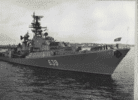 Большой противолодочный корабль пр. 57-А "Гремящий", начало 1980-х годов