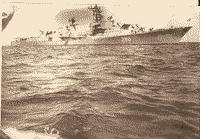 Большой противолодочный корабль проекта 57-А "Бойкий", 1975 год