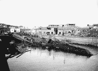 Взорванный 20 декабря 1904 года минный заградитель "Амур"