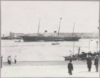 Императорская яхта "Штандарт" в Севастополе, 1909 год
