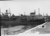 Пограничный сторожевой корабль "Кедров" в Севастополе. 1990 год