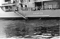 Пограничный сторожевой корабль "Кедров" в Севастополе, 1990 год