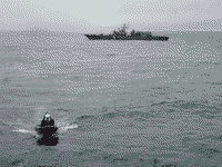 Пограничный сторожевой корабль "Воровский", 2 июля 2005 года