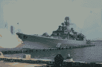 Украинский фрегат "Гетман Сагайдачный" в Тулоне, Франция июль 1994 года