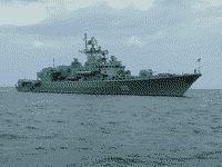 Украинский фрегат "Гетман Сагайдачный", 5 февраля 2003 года