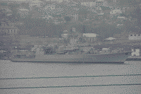 Украинский фрегат "Гетман Сагайдачный" в Севастополе, 21 января 2008 года 14:46
