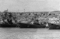 Сторожевой корабль "Бдительный" в Севастополе, июль-август 1971 года