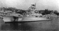 Сторожевой корабль "Бдительный" в Лиепае, 1974 год