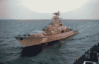 Сторожевой корабль "Бдительный" на учениях "Балтопс-93", июнь 1993 года