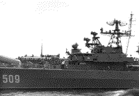 Сторожевой корабль "Бдительный" в Ленинграде, 1974 год