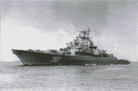 Сторожевой корабль "Бдительный" в Морском канале, 27 июля 1991 года