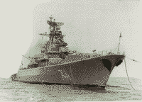 Сторожевой корабль "Бдительный" в Атлантике, 1990 год
