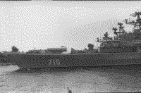 Сторожевой корабль "Бодрый" в Ленинграде, июль 1991 года