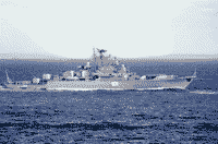 Сторожевой корабль "Достойный" в Атлантическом океане, 26 октября 1983 года
