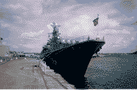 Сторожевой корабль "Дружный" в Киле, 1998 год
