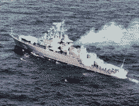 Сторожевой корабль "Дружный", сентябрь 1986 года