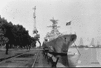 Сторожевой корабль "Дружный" в Балтийске, 30 августа 1982 года