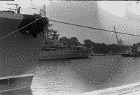 Сторожевой корабль "Дружный" в Балтийске, 15-18 сентября 1982 года