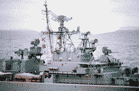 Сторожевой корабль проекта 1135М "Резвый" в Атлантическом океане, 26 октября 1983 года