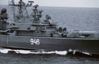 Сторожевой корабль проекта 1135 "Жаркий" в Атлантическом океане, 26 октября 1983 года