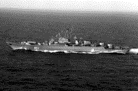 Сторожевой корабль проекта 1135М "Разительный", май 1990 года