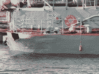 Поврежденный сторожевой корабль "Неукротимый" на Неве, 30 июля 2005 года 15:42