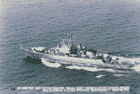 Сторожевой корабль "Бессменный" в Северной Атлантике, май 1993 года