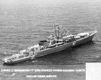 Сторожевой корабль "Бессменный" в Средиземном море, июль 1989 года