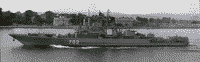 Сторожевой корабль "Пылкий" возвращается в Балтийск, 1998 год