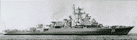 Сторожевой корабль "Пылкий"  в точке №52, Средиземное море, 1984 год
