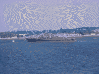 Сторожевой корабль "Пытливый" на Севастопольском рейде, 28 июля 2005 года 11:29