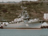 Сторожевой корабль "Пытливый" в Севастополе, 8 апреля 2007 года