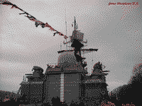 Сторожевой корабль "Неустрашимый" в Балтийске на День подъема флага, 26 января 2008 года 11:51