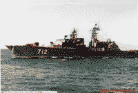 Сторожевой корабль "Неустрашимый" в Балтийске, сентябрь 2002 года