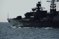 Сторожевой корабль "Неустрашимый" во время учений "Балтопс-2008", июнь 2008 года