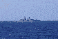 Сторожевой корабль "Неустрашимый" в Средиземном море, 5 октября 2008 года