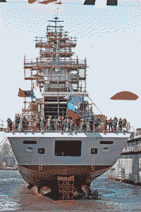 Сторожевой корабль "Стерегущий" спущен на воду, 16 мая 2006 года 14:51