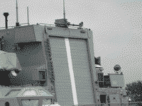 Сторожевой корабль "Стерегущий" на Неве, 20 июля 2008 год 17:54