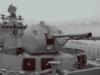 Сторожевой корабль "Ударный" в Балтийске в период испытаний, 4 января 2003 года 13:01